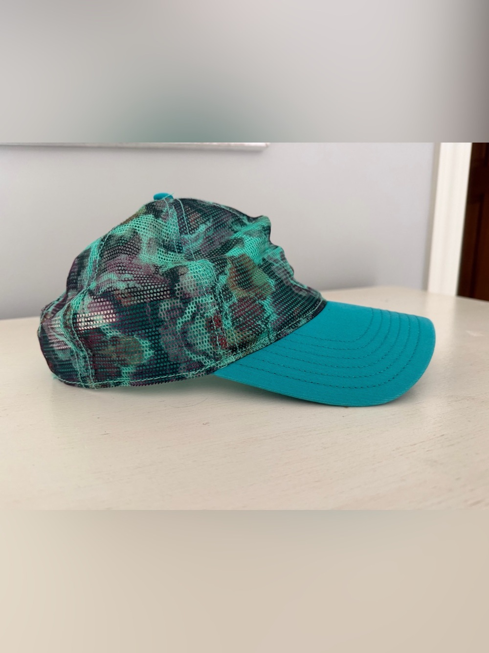 Prana Teal Mesh Baseball Cap - Picture 3 of 5